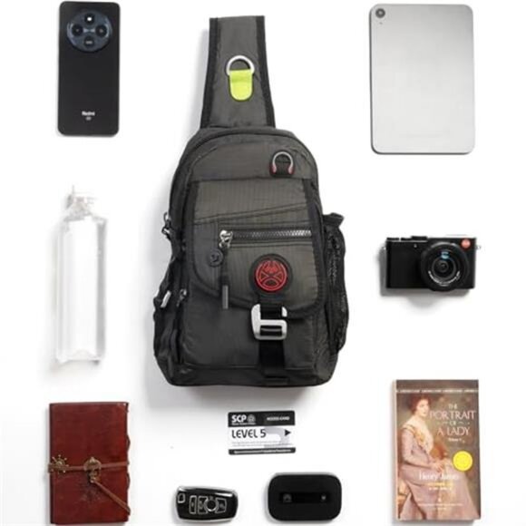 Sling Bag Chest Shoulder Backpack Crossbody Bags for Tablet Laptop - Picture 3 of 6